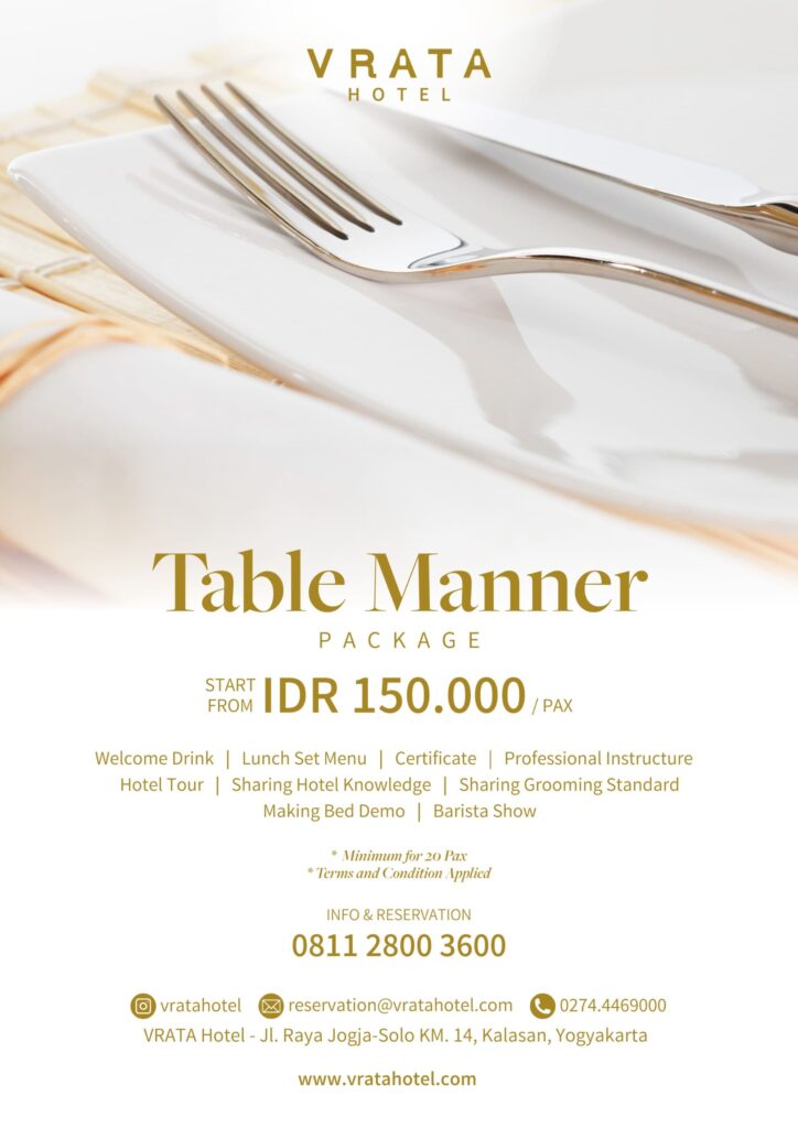 Table Manner vrata hotel